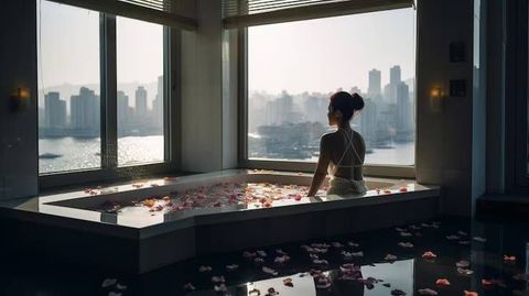 Explore High-Rise Luxury Spa Floors With Relaxation Spaces and Modern Interior Concepts