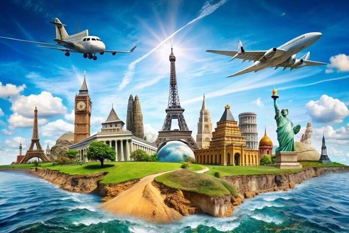 World Destinations Explore: Historic Cities, Tropical Beaches, Mountain Regions and Attractions